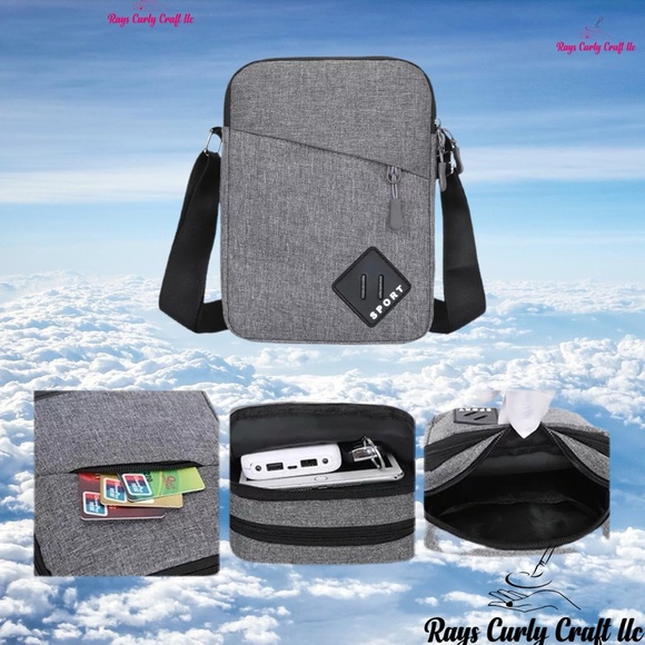 Gray Crossbody Bag - Picture 1 of 5